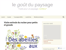 Tablet Screenshot of legoutdupaysage.com